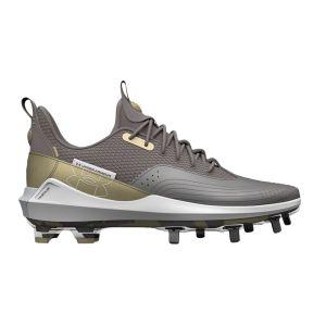 Under Armour Harper 7 Limited Grey Gold Baseball Cleats