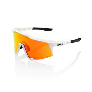 100 Percent Sunglasses Speedcraft Soft Tact White/HiPER Red