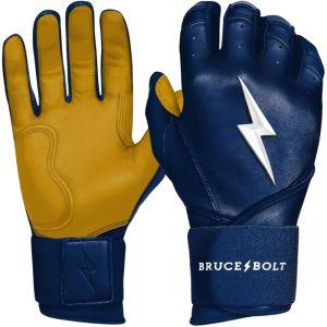 Bruce Bolt Batting Gloves Adult Premium Long Cuff