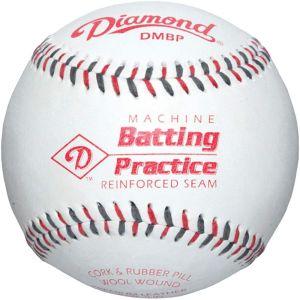 Dozen Diamond Machine Batting Practice Baseballs