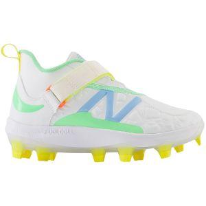 New Balance FuelCell Lindor 2 Youth Grey Molded Cleat: JLINDTW2