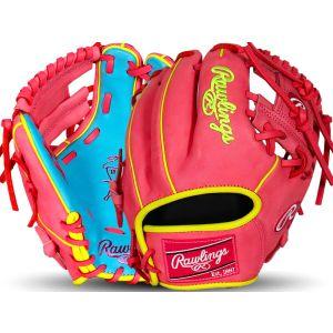 Rawlings Heart of the Hide Pink Lemonade 9.5" Baseball Training Glove