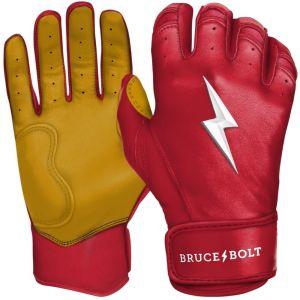 Bruce Bolt Batting Gloves Short Cuff Premium Pro