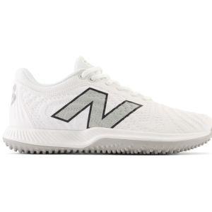 New Balance 4040v7 White Turf Shoes: T4040SW7