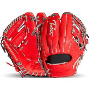 Tater Infield Trainer Red 9.5 Inch Baseball Training Glove