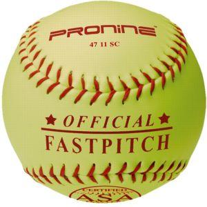 Dozen Pro Nine Official Fastpitch Softballs 11"