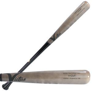 Victus V-Cut Maple Wood Baseball Bat Black/Gray