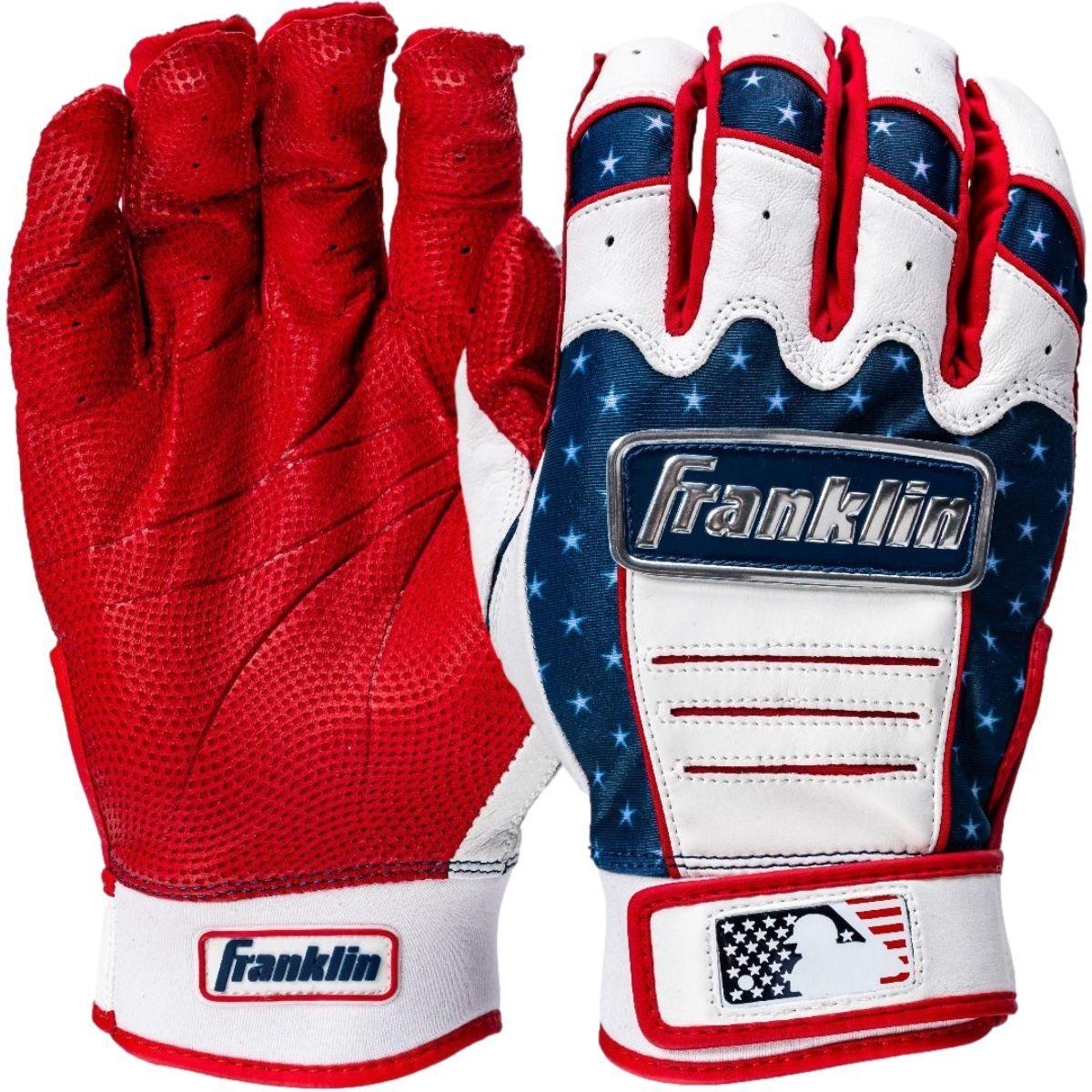 Franklin 4th of July Adult Batting Gloves | Better Baseball