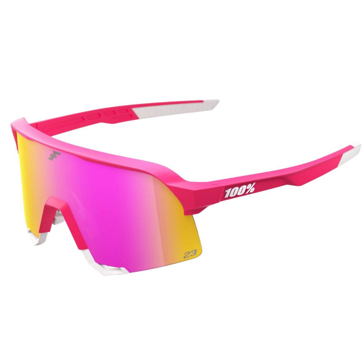 100% Limited Edition S3 Tatis HiPER Vital Pink Mirror Sunglasses
