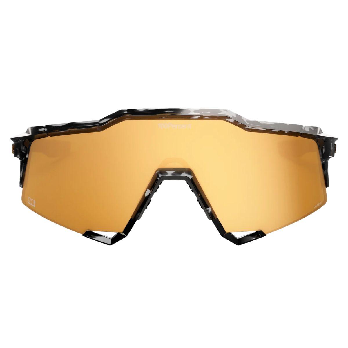 100% Speedcraft Money Mike HiPER 24K Gold Mirror Sunglasses