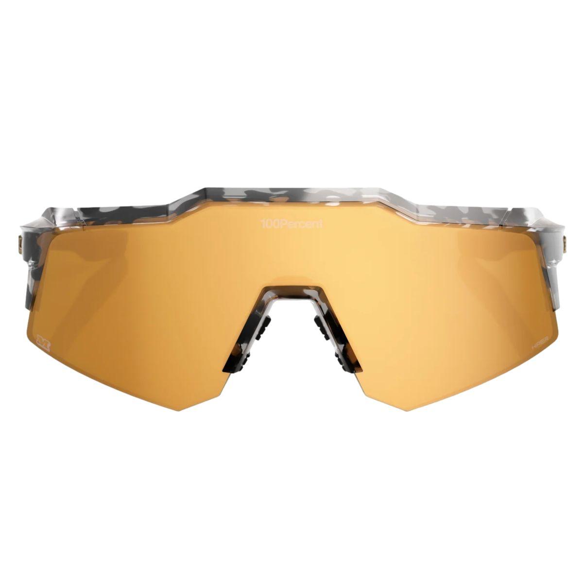 100% Speedcraft XS Money Mike HiPER 24K Gold Mirror Sunglasses