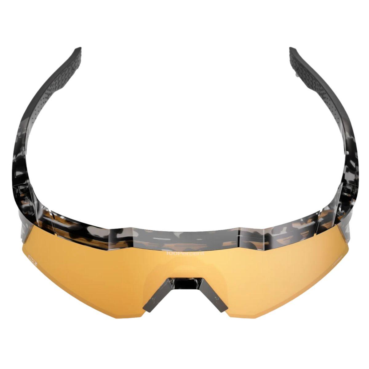 100% Speedcraft XS Money Mike HiPER 24K Gold Mirror Sunglasses