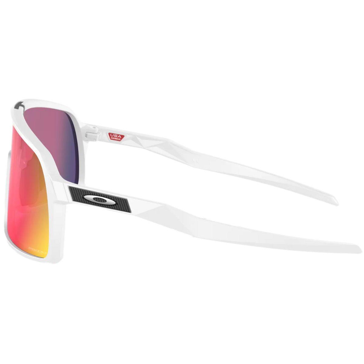 Oakley Sutro White/Prizm Road Sunglasses | Better Baseball