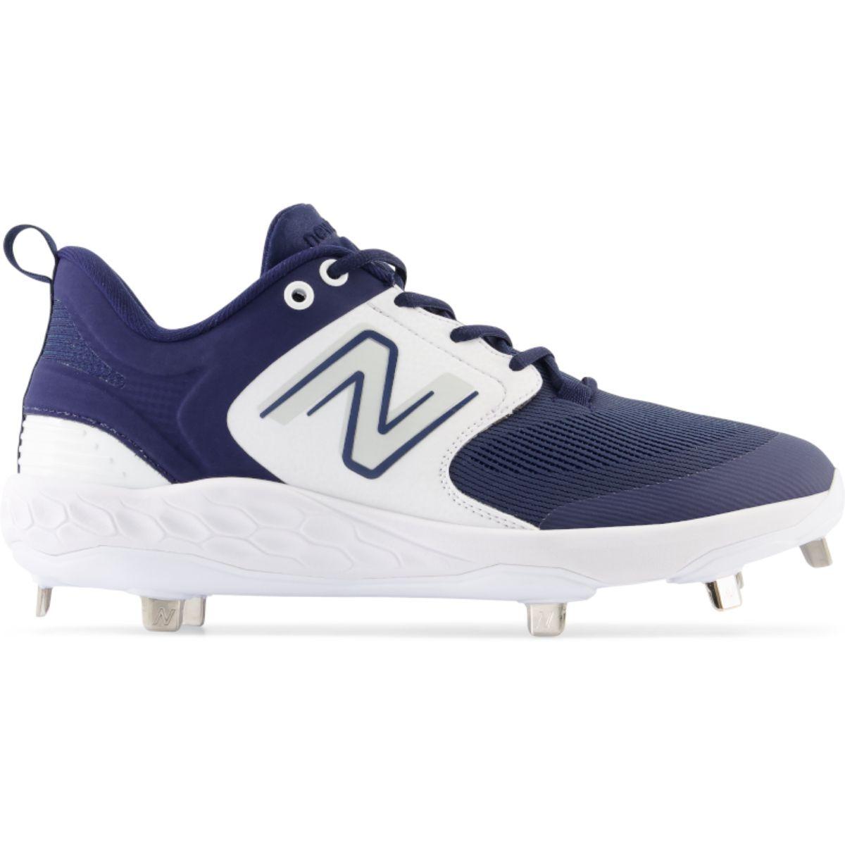 New Balance 3000 v6 Navy Metal Cleats | Better Baseball