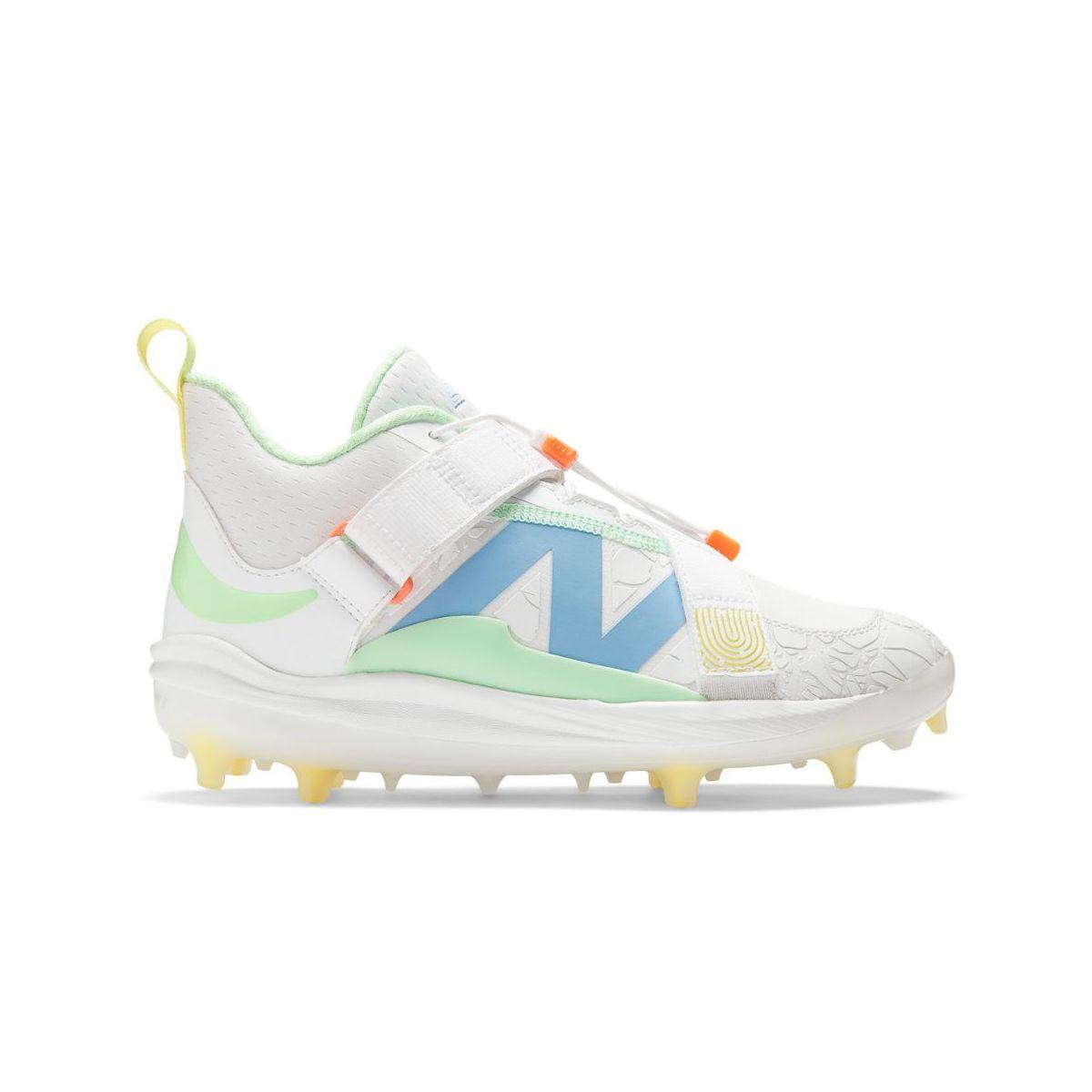 New Balance FuelCell Lindor 2 Comp White Composite Cleats: LLINDTW2