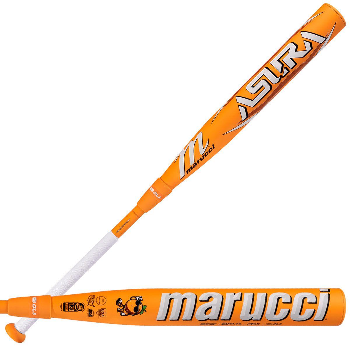 Marucci Asura Glow LE Citrus Spark Drop 11 Fastpitch Bat: MFPAS11O