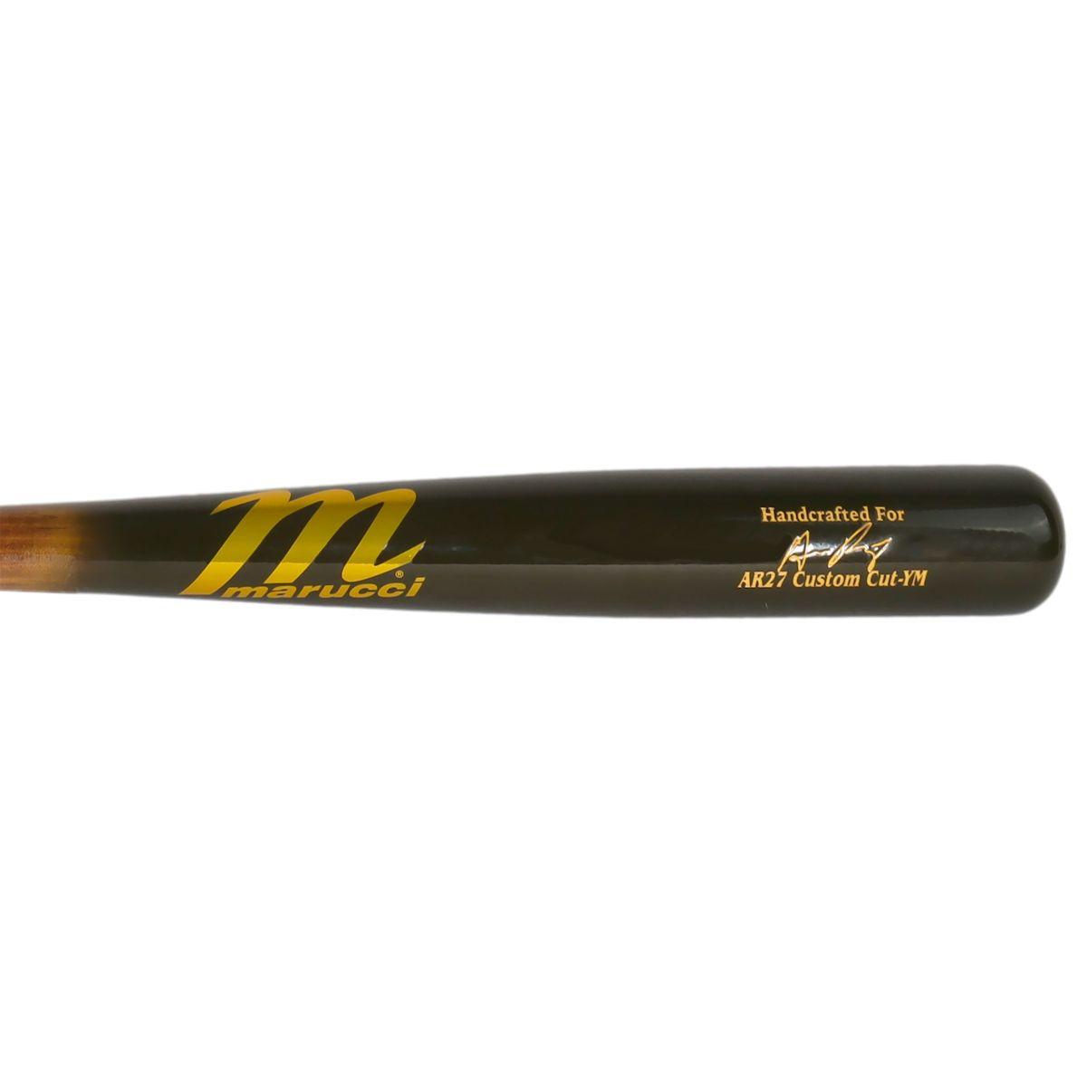 marucci RILEY27 33.5インチ プロモデル Marucci RILEY27 Pro Model Maple Wood Bat - Black/Green
