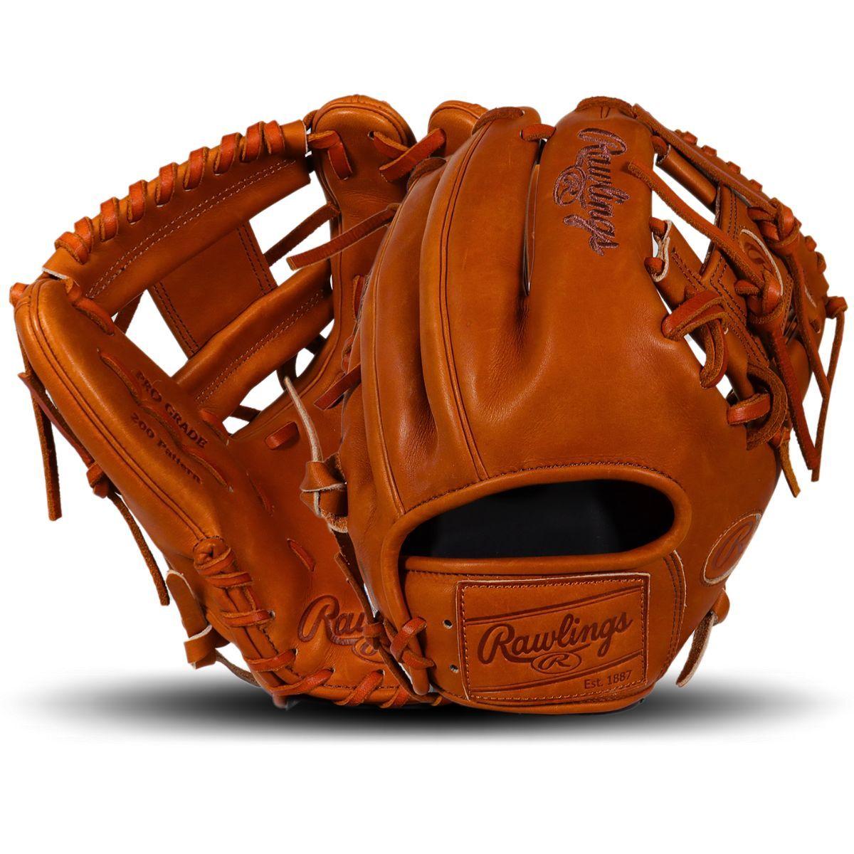 Rawlings Heart of the Hide PRO204 Golden Brown Monochrome 11.5" Infield Glove