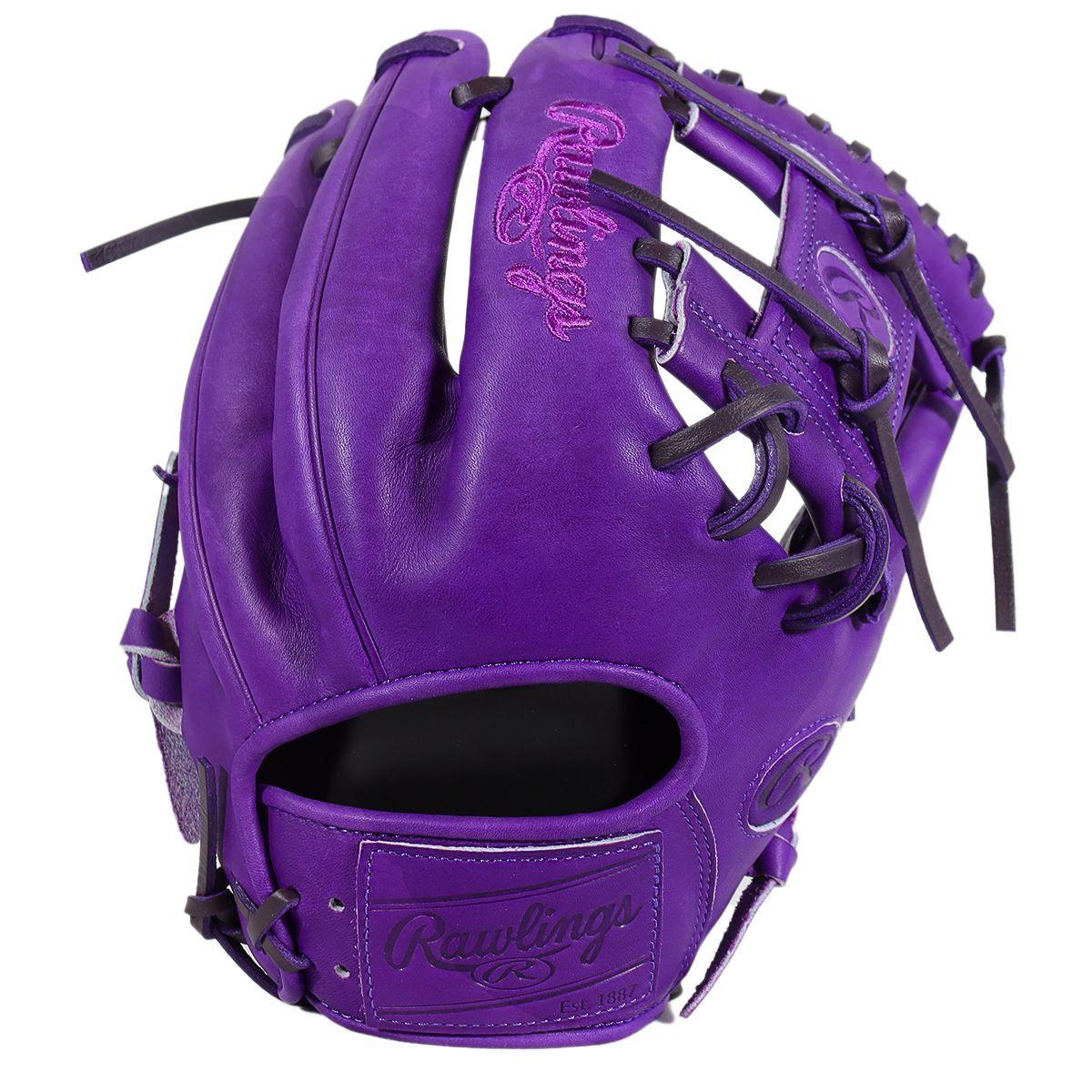 Rawlings Heart of the Hide グローブ 紫/黒 Rawlings Heart of the Hide グローブ 紫/黒