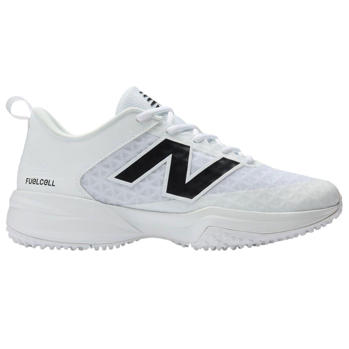 New Balance FuelCell 4040v8 White Turf Shoes | Better Baseball