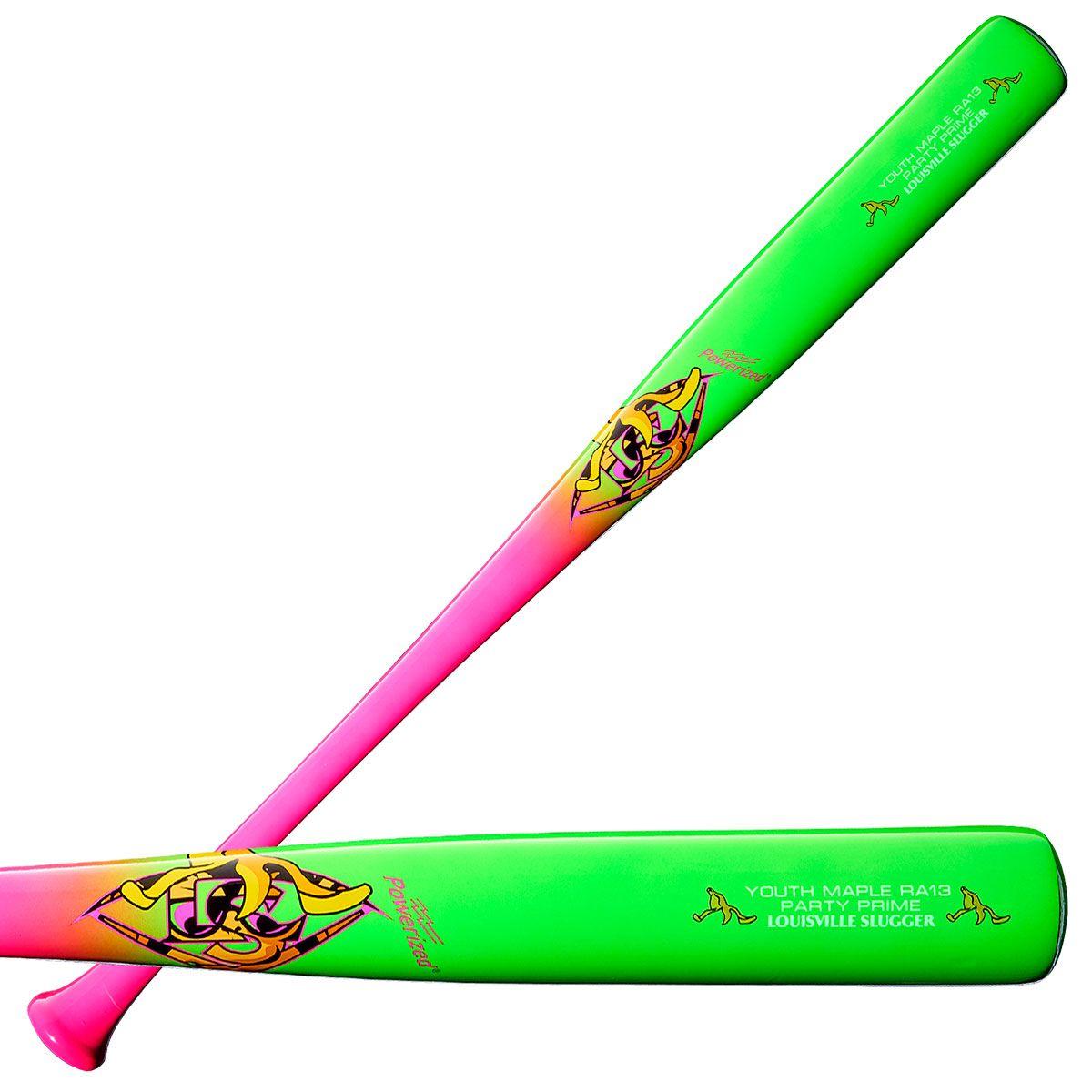 Louisville Slugger Prime RA13 Party Animals Youth Maple Wood Bat