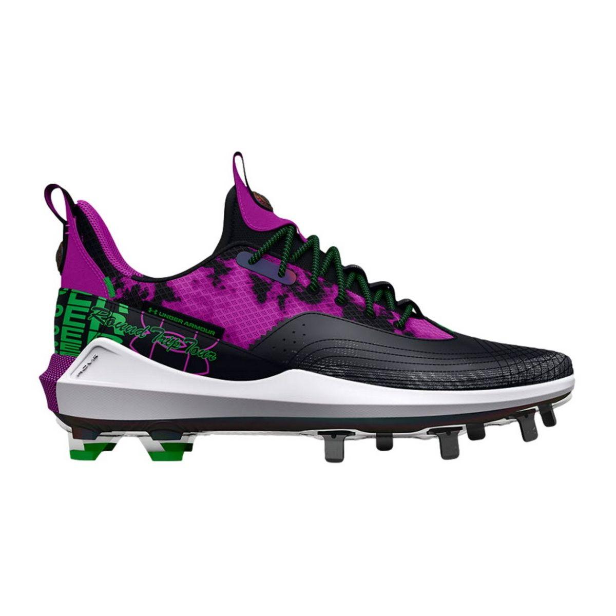 Under Armour Byrce Harper Cleats 7 Limited Black Purple | Better