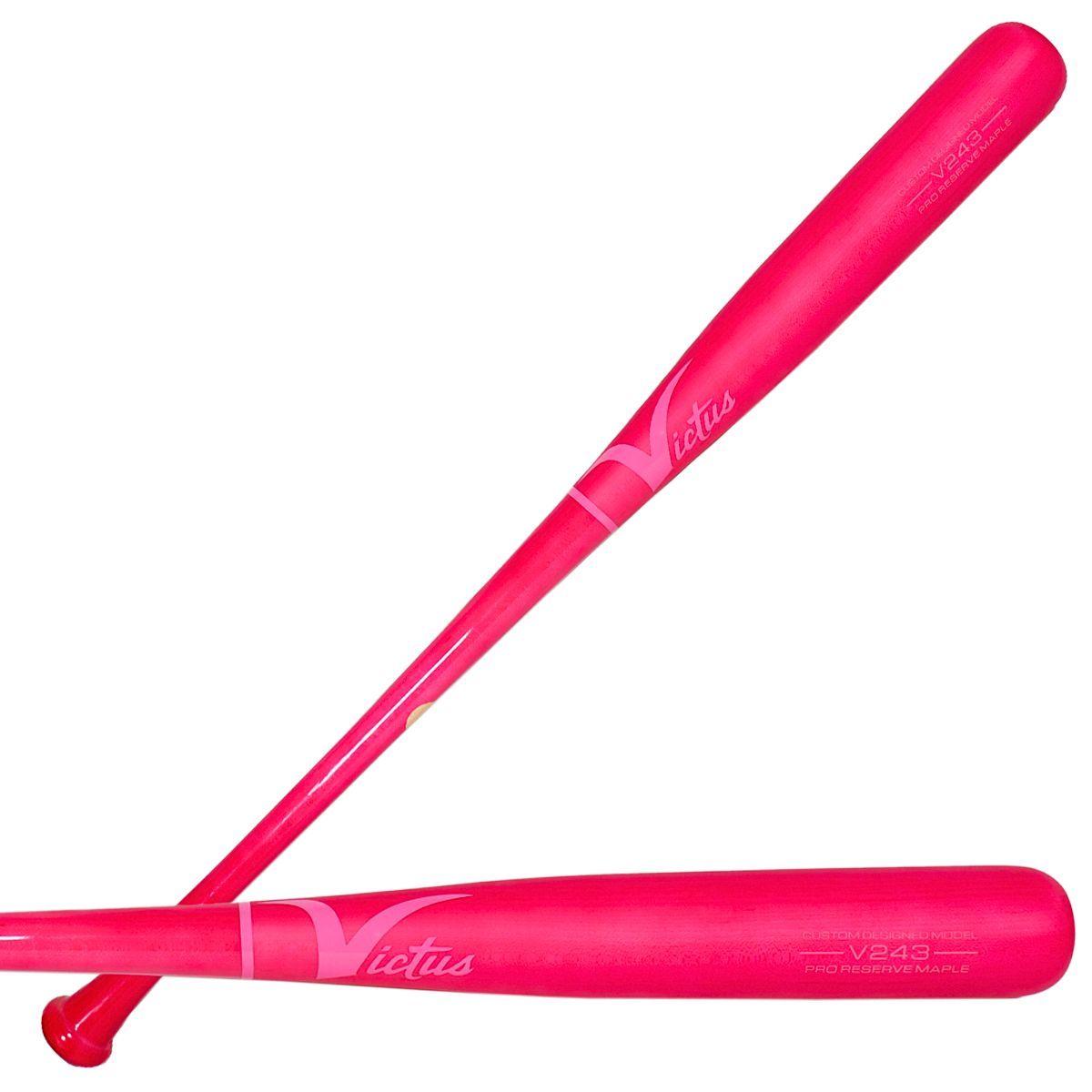 Victus V243 Powerpuff Pro Reserve Maple Wood Baseball Bat: CSTMV243PNK