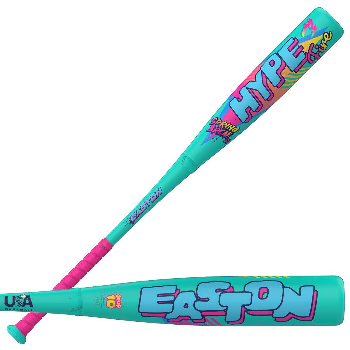 2026 Easton Hype Fire Spring Break Drop 10 USA Baseball Bat: EUS6SBM10