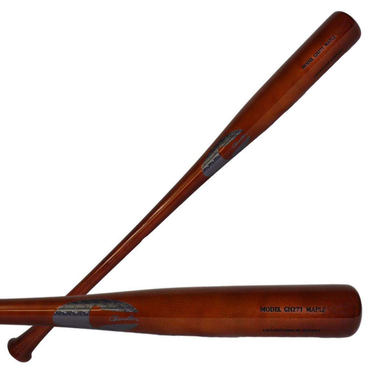 Chandler GH271 Maple Wood Baseball Bat: GH271-BROWN