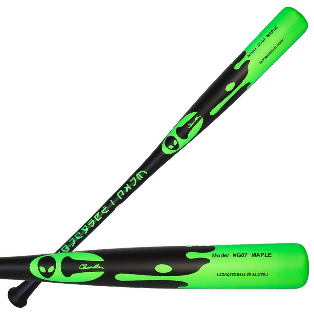 Chandler NG07 Alien Maple Wood Bat | Better Baseball