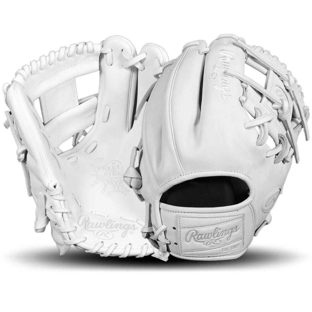 Rawlings Heart of the Hide PRO204 White Monochrome 11.5" Infield Glove