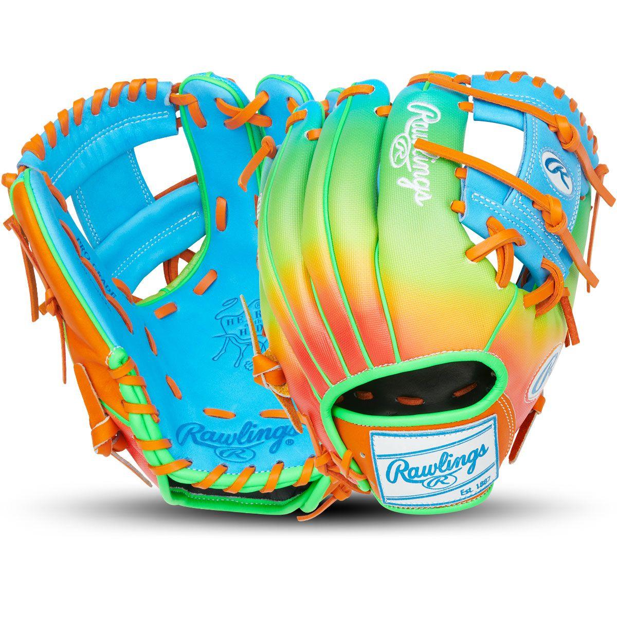 Rawlings Heart of the Hide R2G Funburst 11.5" Infield Glove: PROR204-2CBO