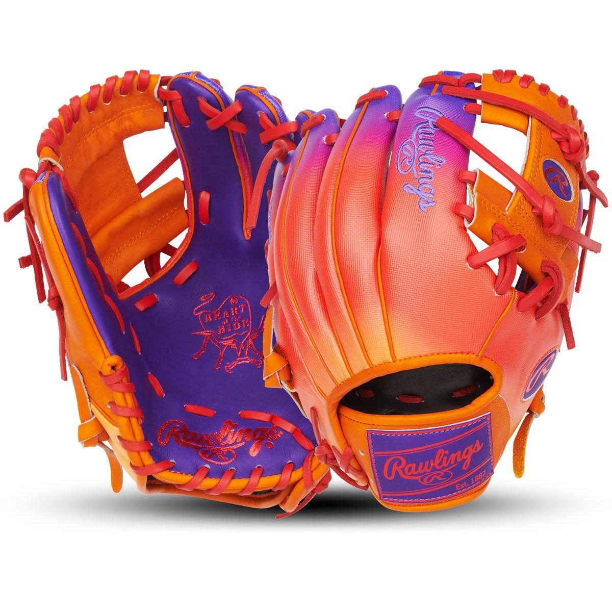 Rawlings Heart of the Hide R2G Funburst 11.5" Infield Baseball Glove : PROR204-2PUO