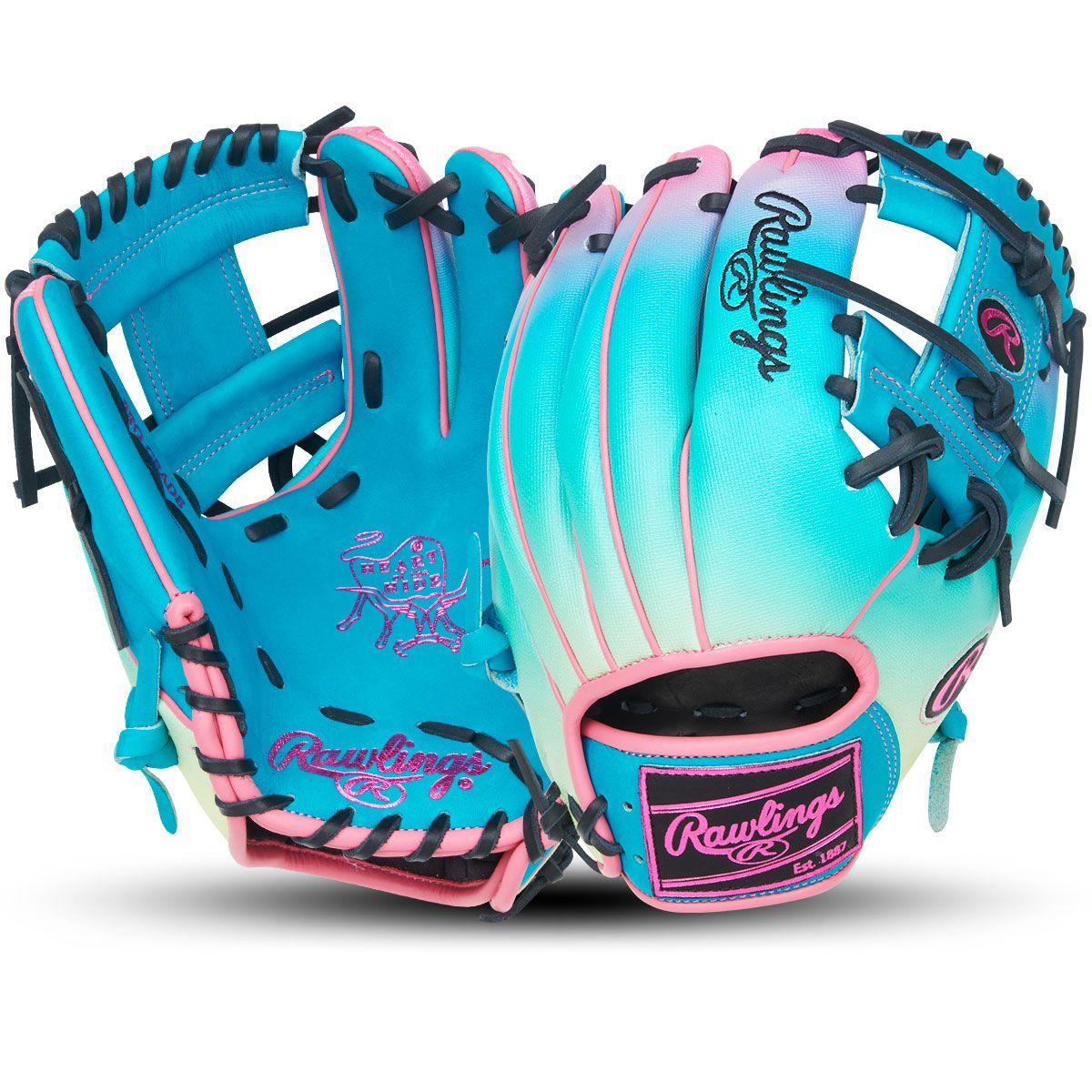 Rawlings Heart of the Hide Funburst 11.5" Infield Glove: PROR204-2TESS
