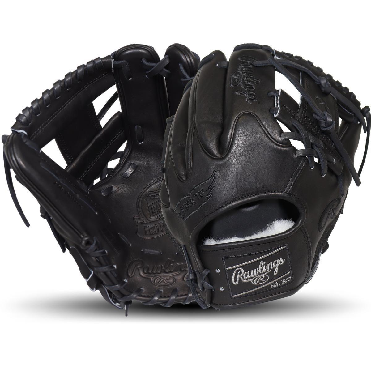 Rawlings Pro Preferred Black Label Collection 11.75" Pitcher's Glove : PROS205W-2BB