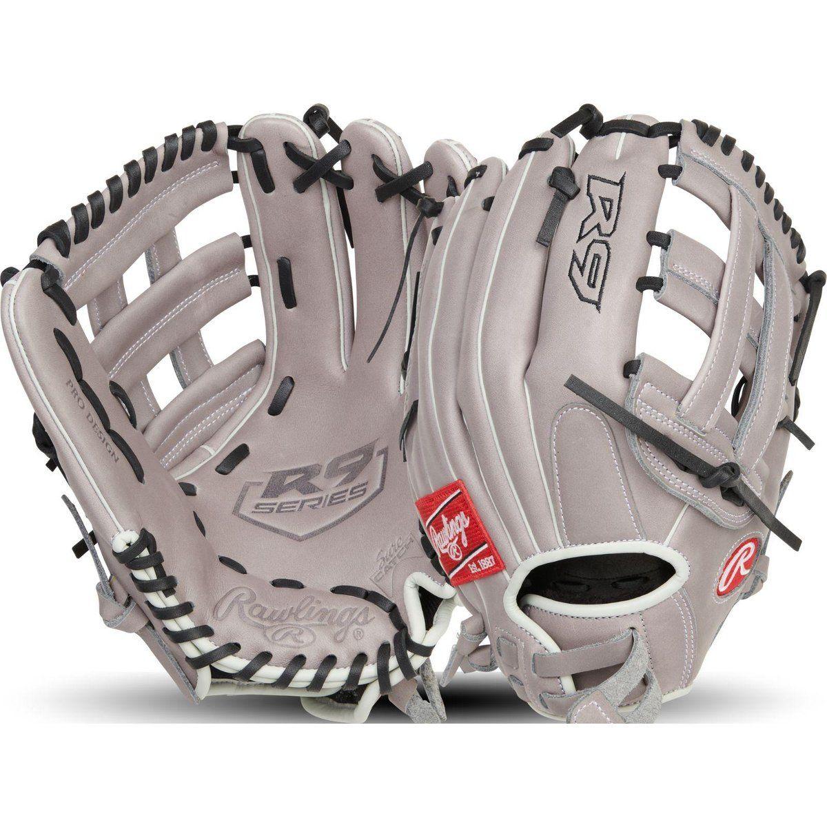 Rawlings R9 12" Fastpitch Softball Glove: R9SB120U-6GW