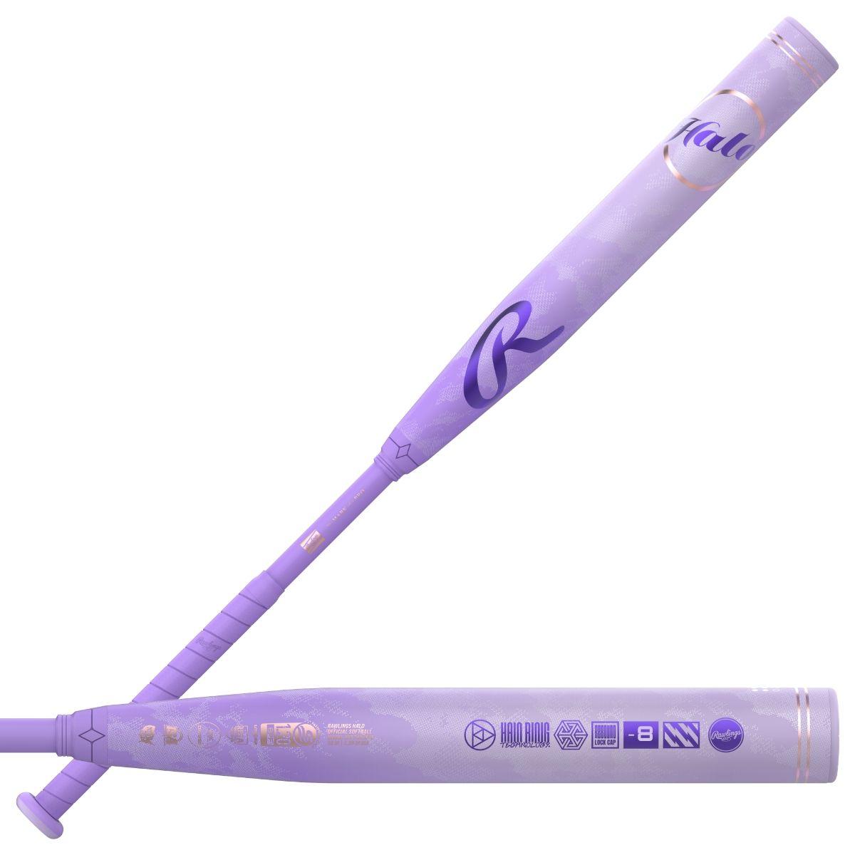 2027 Rawlings Halo Drop 8 Fastpitch Softball Bat: RFP7HALO8