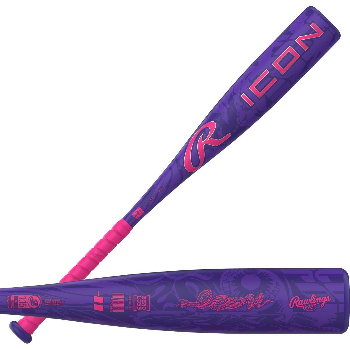 2027 Rawlings Icon Junior Big Barrel Drop 11 USSSA Baseball Bat: RJB7I11