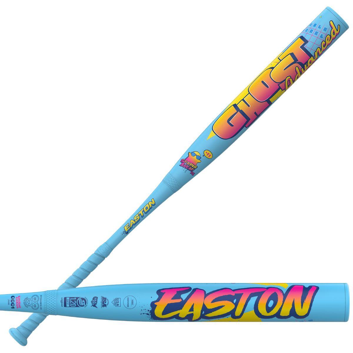2026 Easton Ghost Advanced Spring Break Blue Drop 11 Fastpitch Softball Bat: RSGEFP6GHSB11
