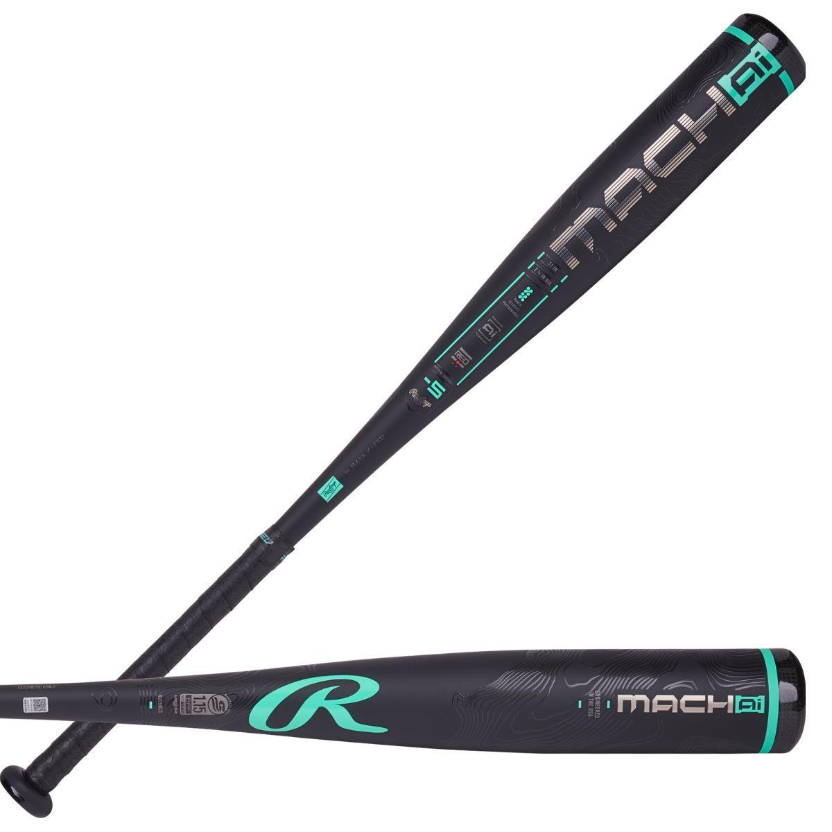 Rawlings Mach AI Drop 5 USSSA Baseball Bat: RUT5MC5