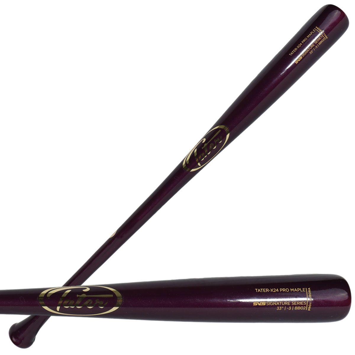 Tater X24 Maple Wood Baseball Bat: Tater x24