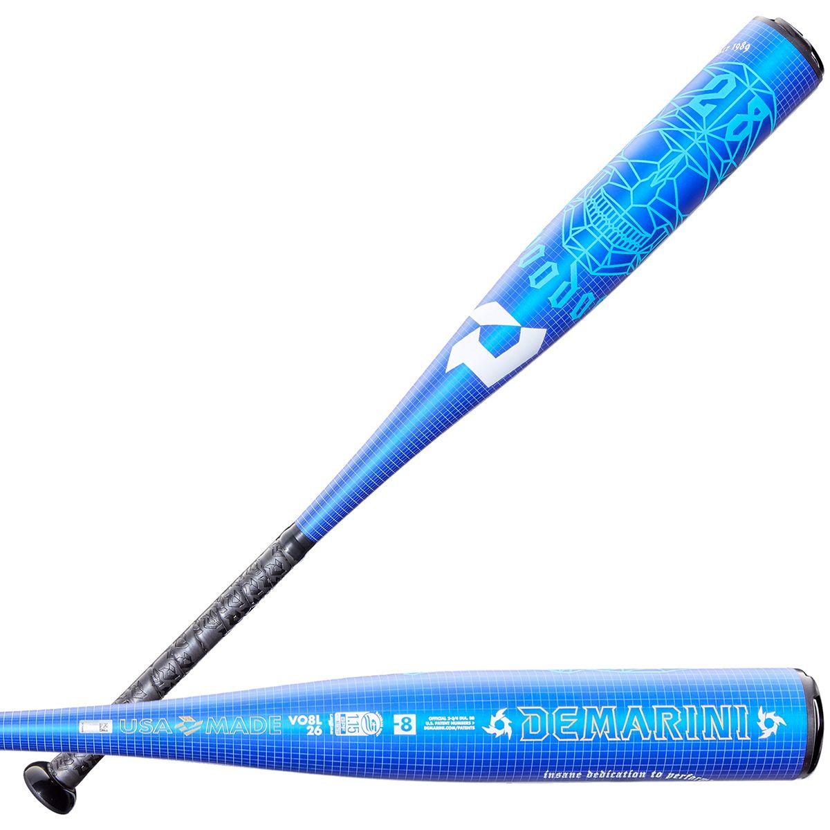 2026 Demarini Voodoo One Used Drop 8 USSSA Baseball Bat: WBD2598010-NW