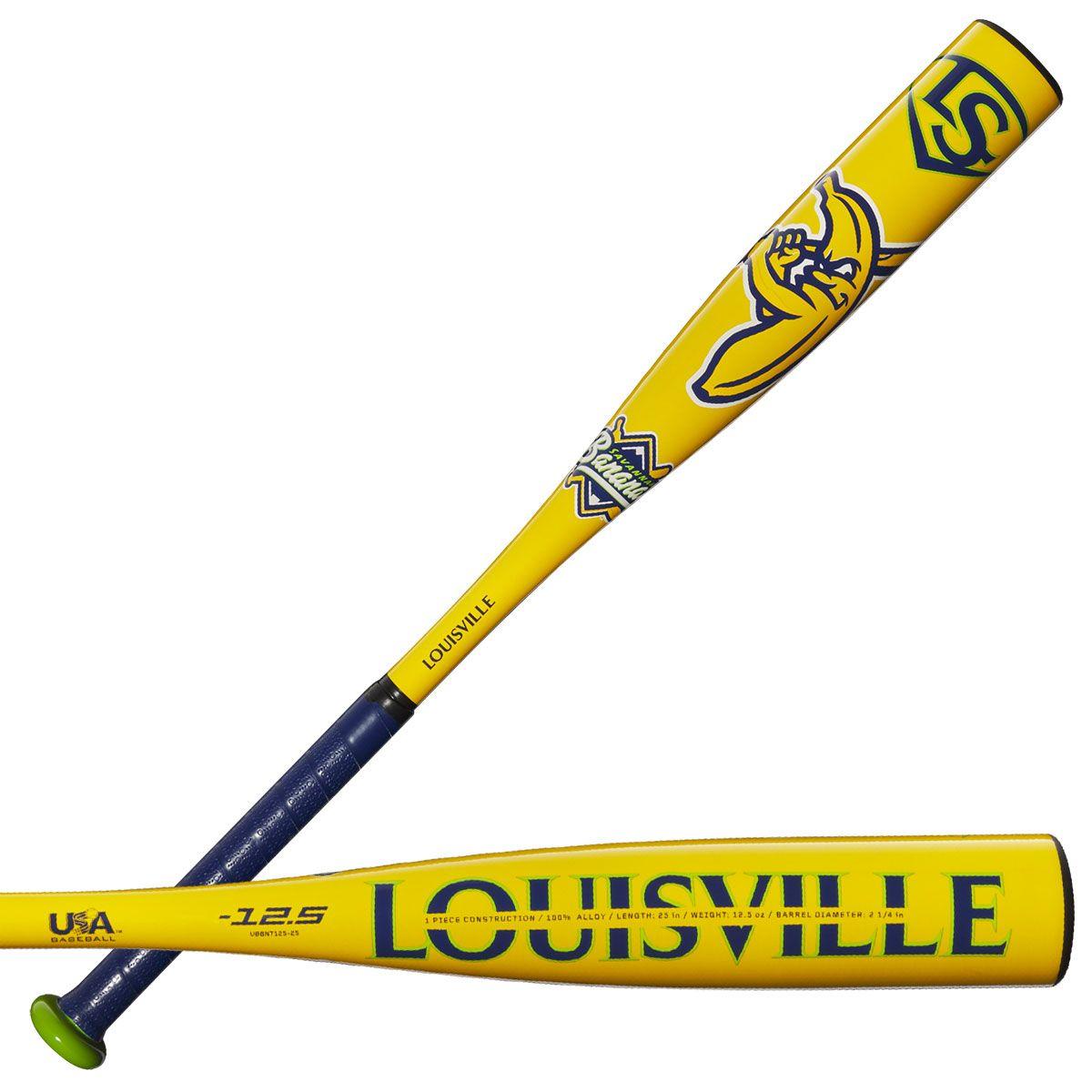 Louisville Slugger Savannah Bananas Drop 12.5 Teeball Bat: WBL4005010