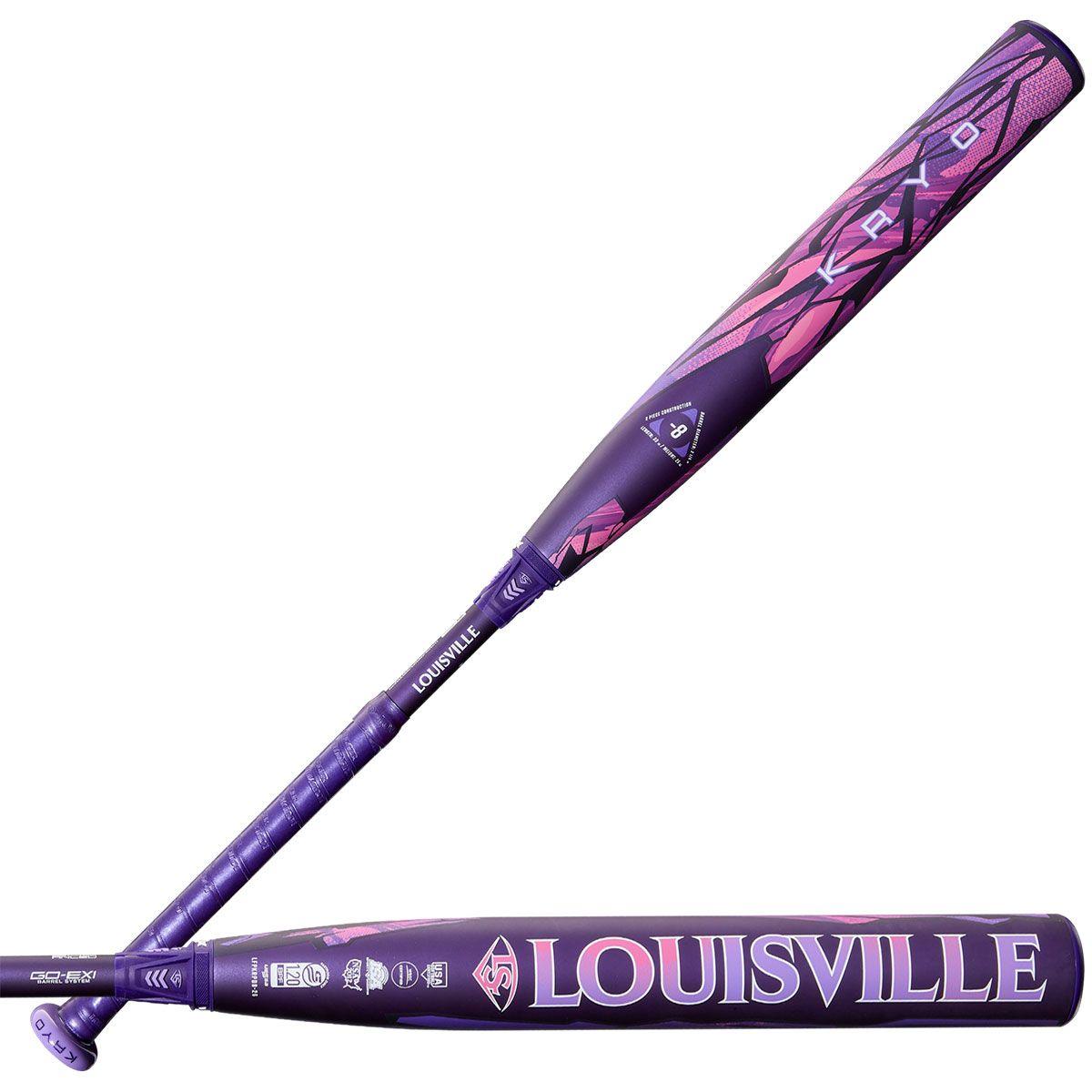2026 Louisville Slugger Kryo Thundernight Drop 8 Fastpitch Softball Bat: WBL4168010
