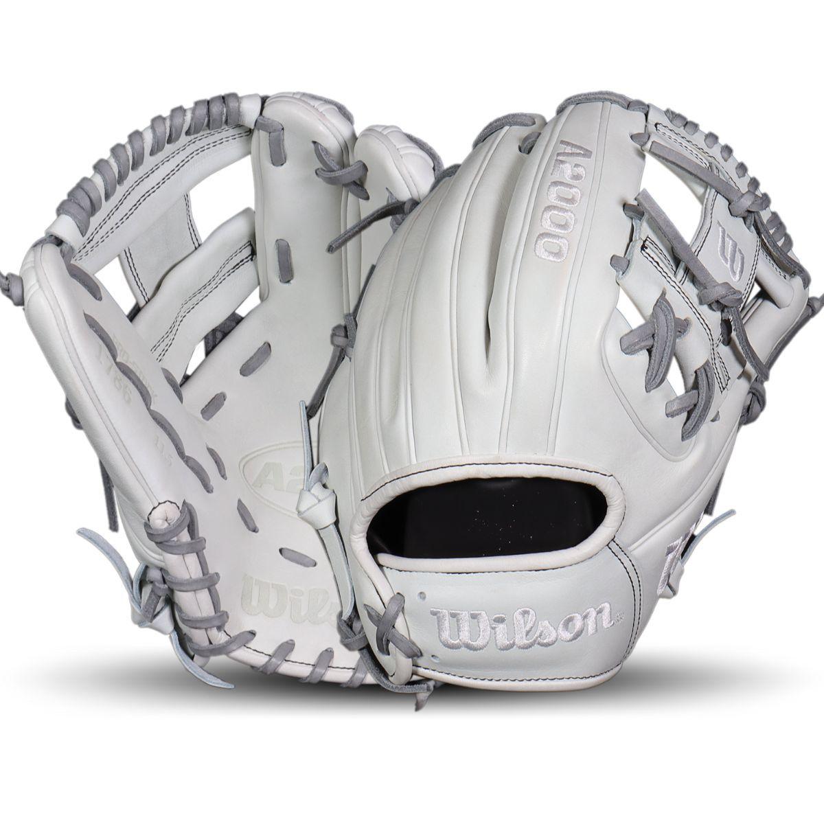 限定品Wilson A2000 1786硬式内野手用 ホワイトSS JAPAN Wilson A2000 1786 White 11.5 Infield Glove | Better Baseball