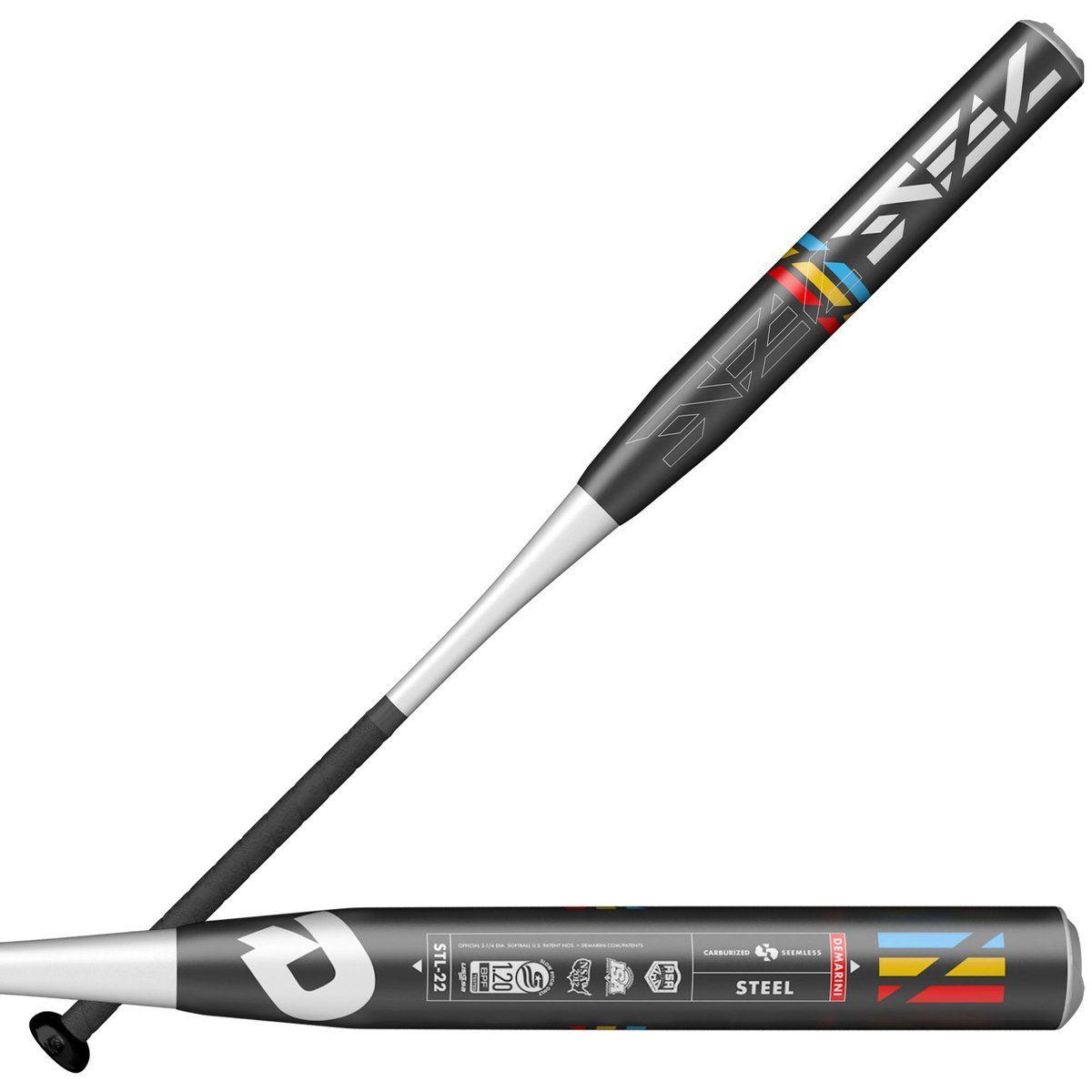 DeMarini Steel 12inch Dual Stamp Slow Pitch Softball Bat: WTDXSTL22