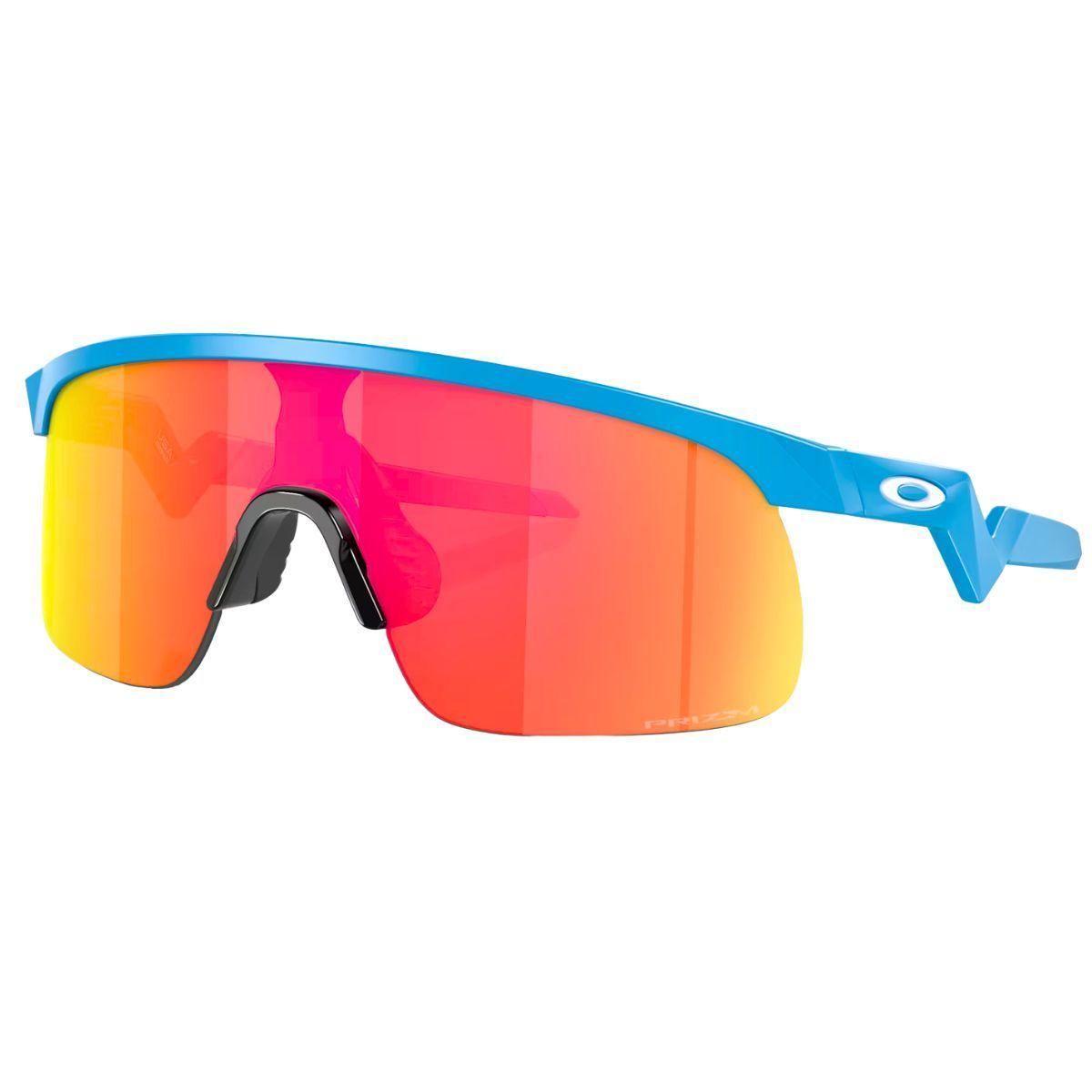 Oakley Youth Resistor Sky Blue Prizm Ruby