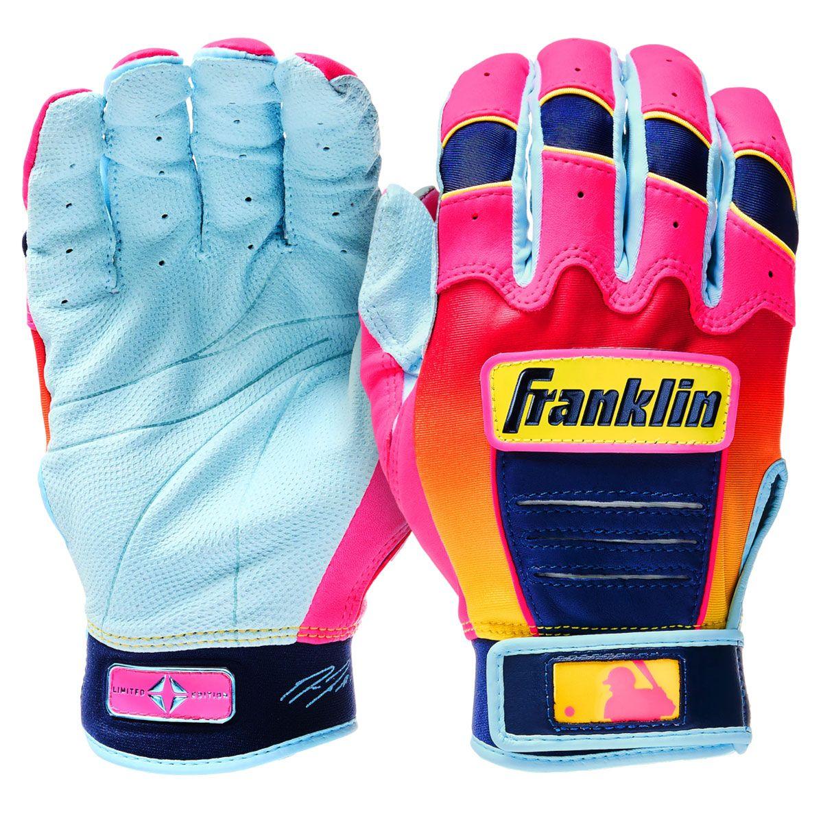 Franklin CFX Pro Limited Edition Jose Ramirez Citrus Dawn Adult Batting Gloves