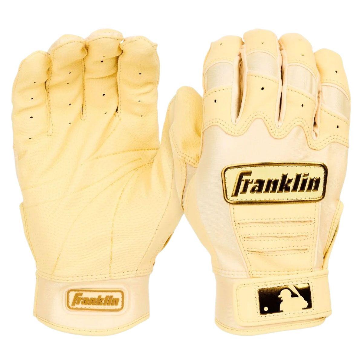 Franklin CFX Pro Vanilla Gold Youth Batting Gloves