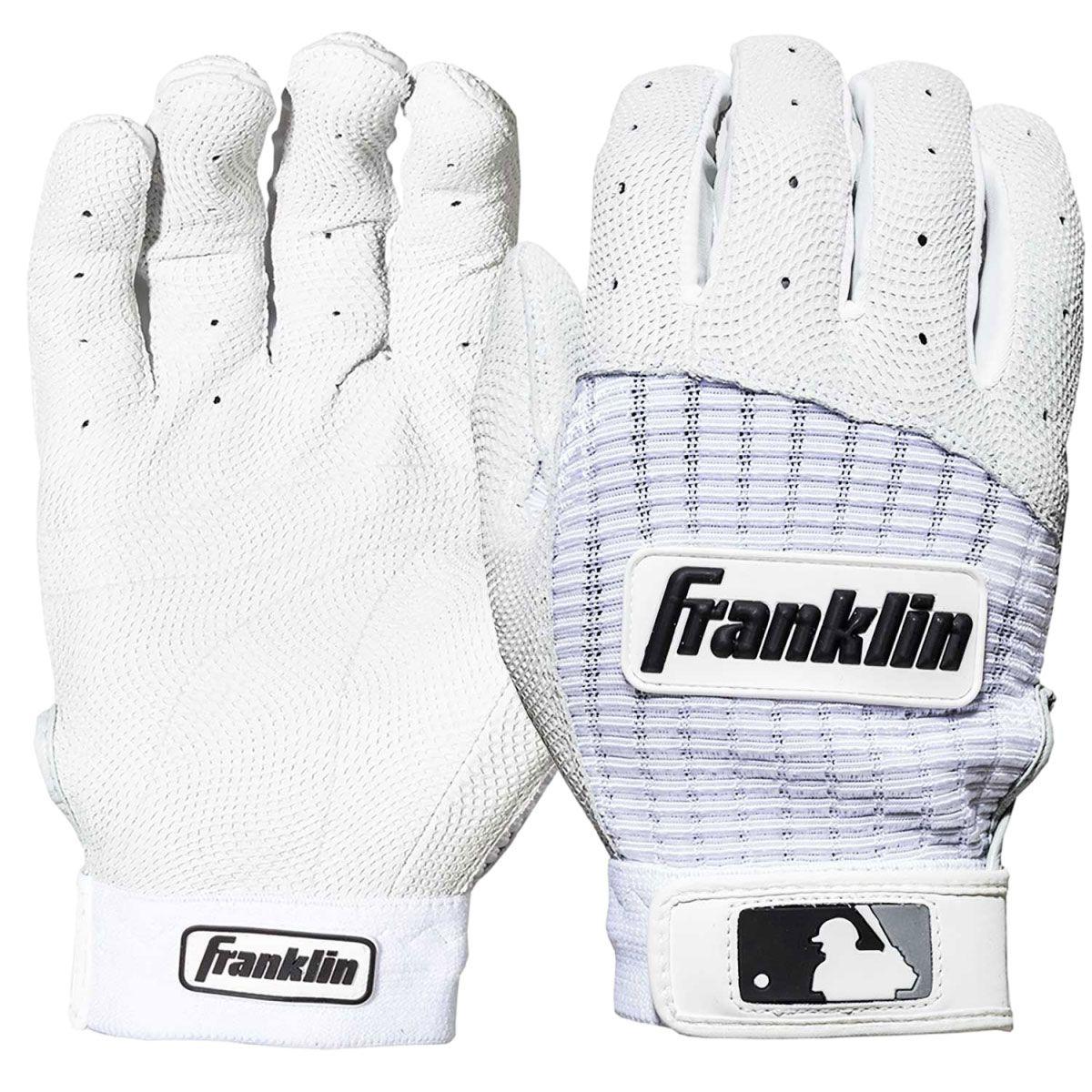 Franklin Pro Classic Adult Batting Gloves white
